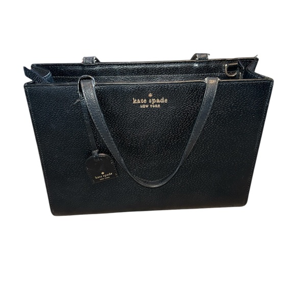 kate spade Handbags - Kate Spade Sam Medium Satchel Black Leather Bag